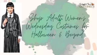 Shop Adult Women's Wednesday Costumes for Halloween & Beyond