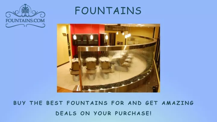 fountains