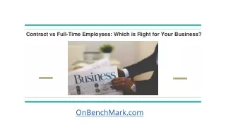 Contract vs Full-Time Employees: Which is Right for Your Business?