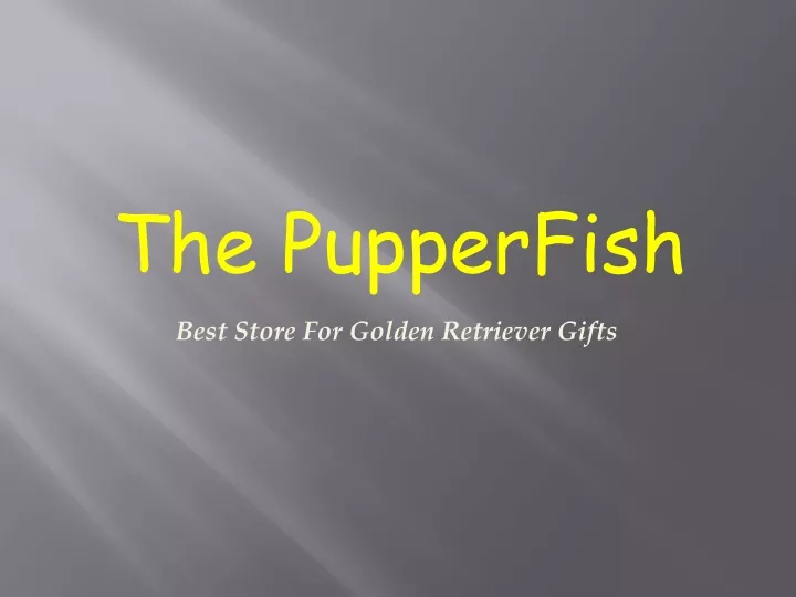 best store for golden retriever gifts