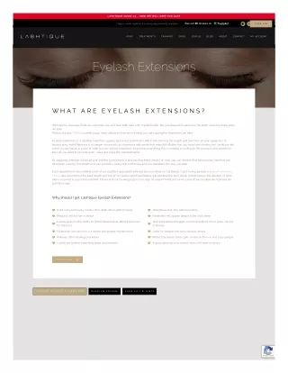 Eyelash extensions Treatment By Lashtique Extensions