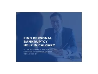 Personal Bankruptcy Calgary