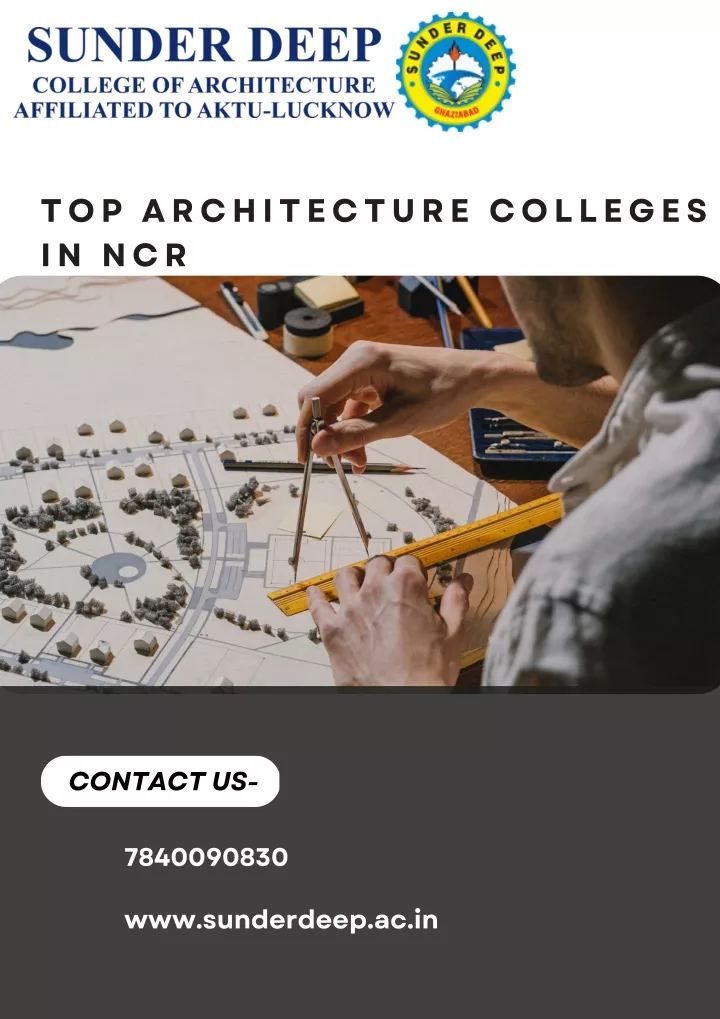 top architecture colleges in ncr