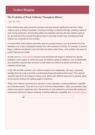 fashion blogging