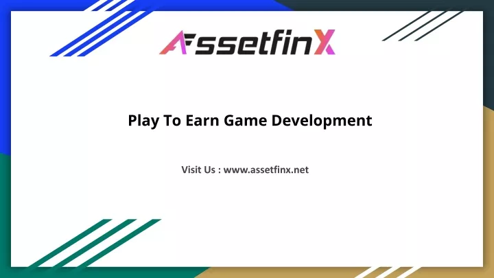 play to earn game development