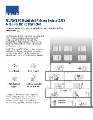 ALLIANCE 5G Distributed Antenna System (DAS) Keeps Healthcare Connected
