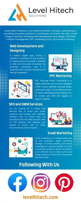 SEO and SMM Services - Level Hitech