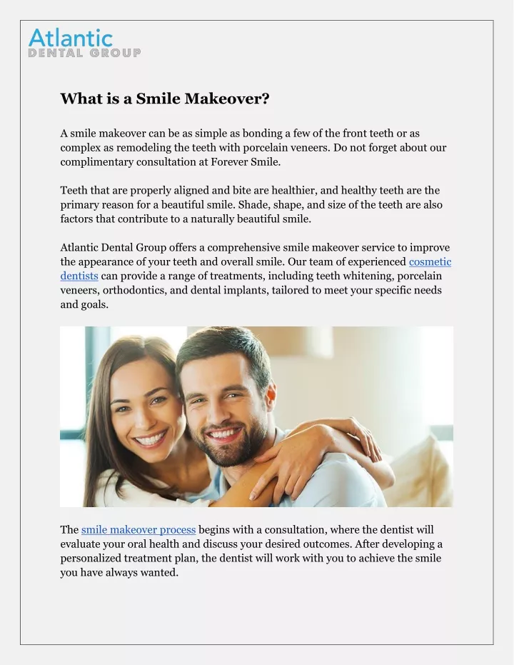 what is a smile makeover