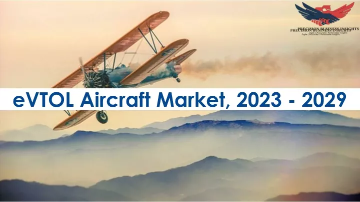 evtol aircraft market 2023 2029