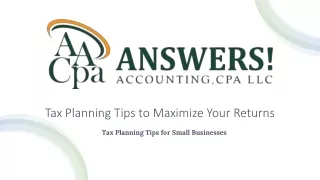 Major Tax Planning Tips to Maximize Your Returns in 2023