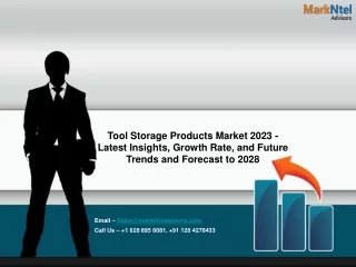 Tool Storage Products Market 2023 - Latest Insights, Growth Rate