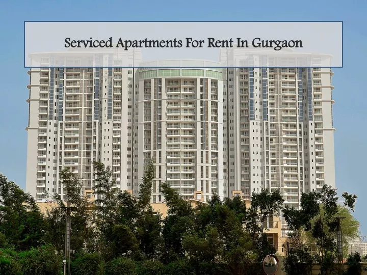 serviced apartments for rent in