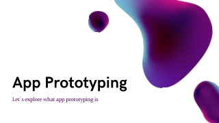 App Prototyping