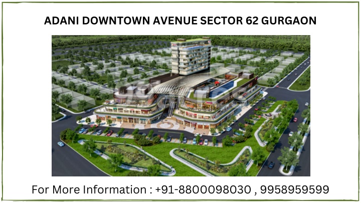 adani downtown avenue sector 62 gurgaon