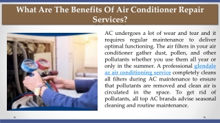 What Are The Benefits Of Air Conditioner Repair Services