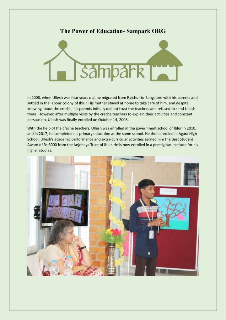 the power of education sampark org