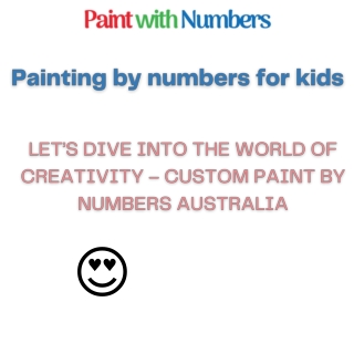 Painting by numbers for kids