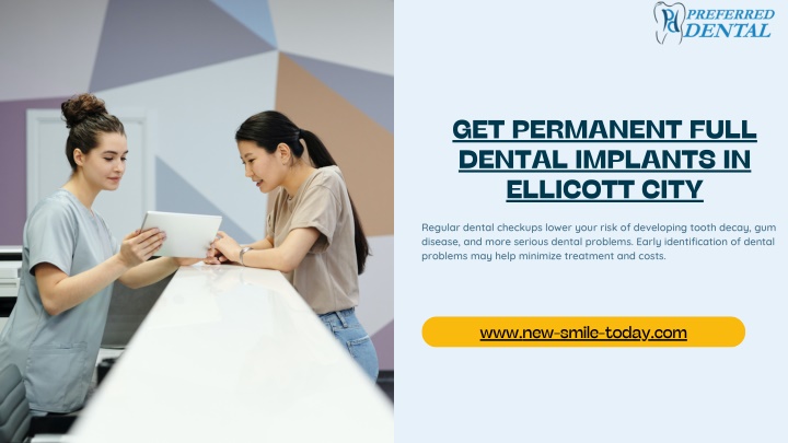 get permanent full dental implants in ellicott