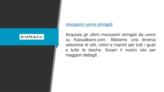 mocassini uomo stringati acquista gli ultimi