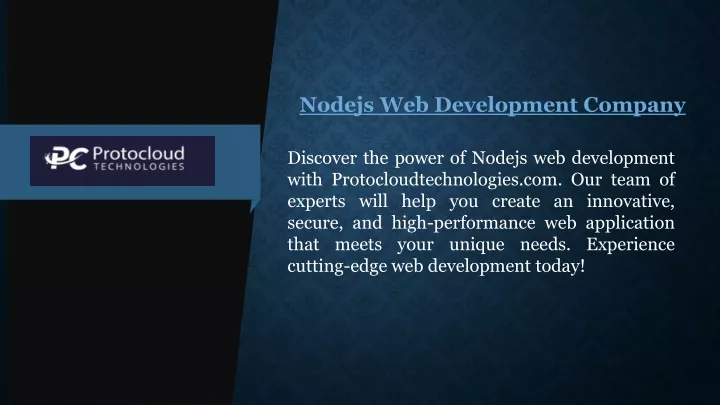 nodejs web development company