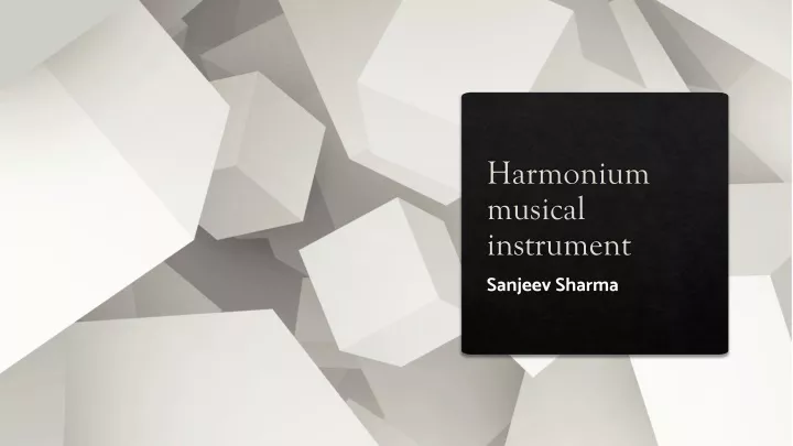harmonium musical instrument