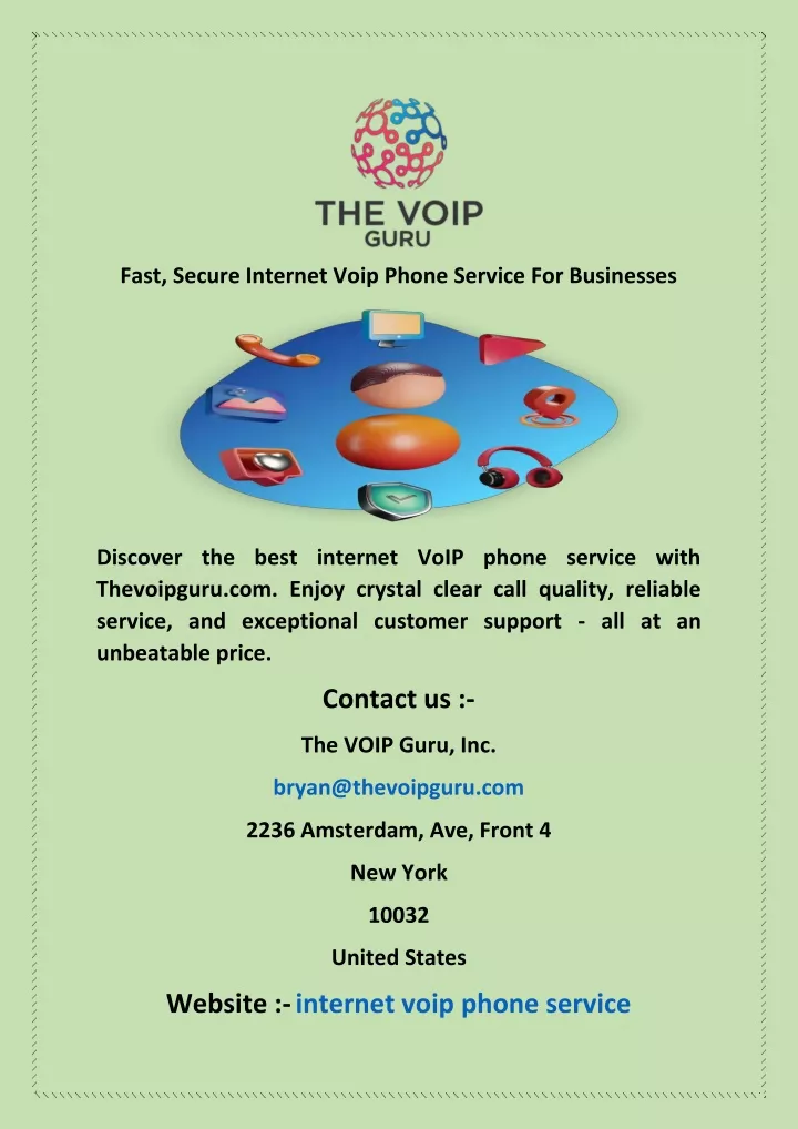 fast secure internet voip phone service