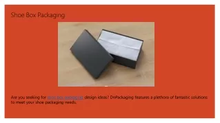 shoe box packaging