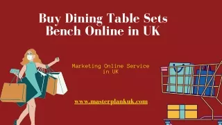 Buy Dining Table Sets Bench Online in UK