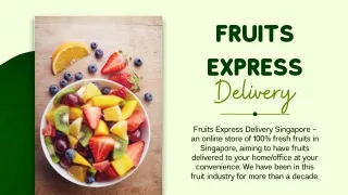 Fresh Cut Fruits Online