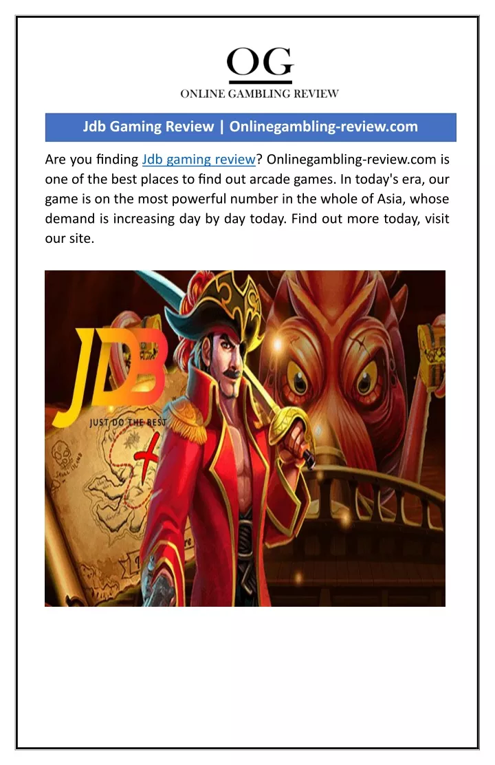 jdb gaming review onlinegambling review com