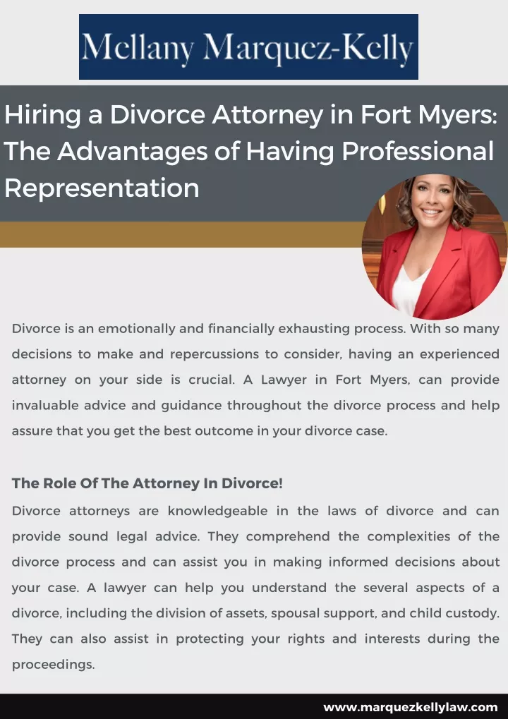 PPT - Hiring a Divorce Attorney in Fort Myers The Advantages of Having ...