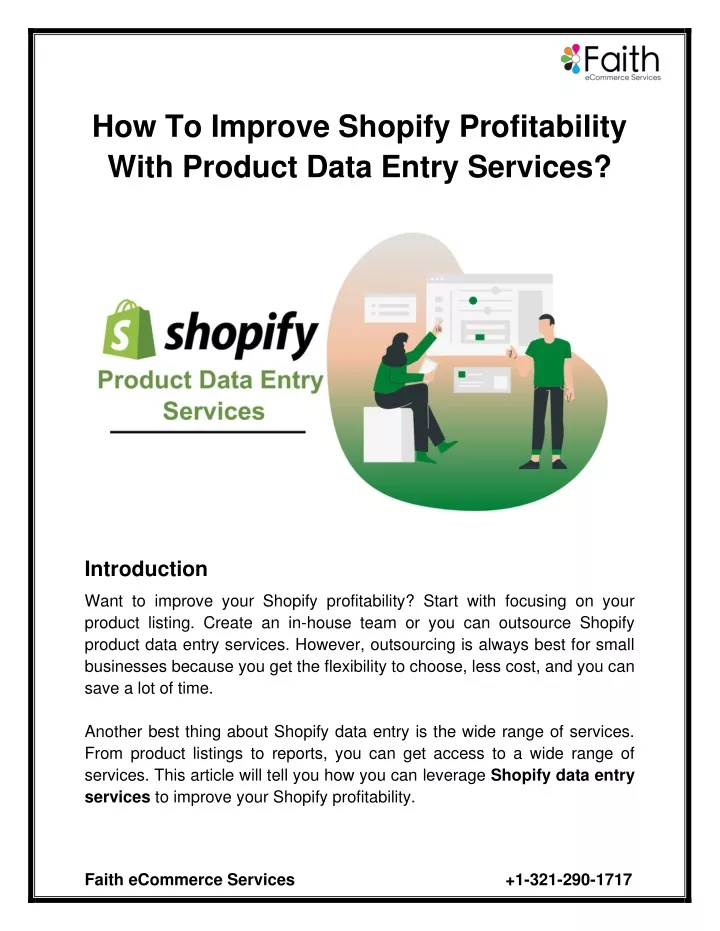 how to improve shopify profitability with product