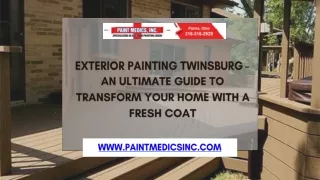 Know the Benefits of Exterior Painting in Twinsburg - Paint Medics Inc.