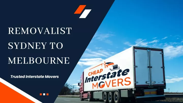 removalist sydney to melbourne