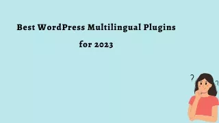 Best WordPress Multilingual Plugins for 2023