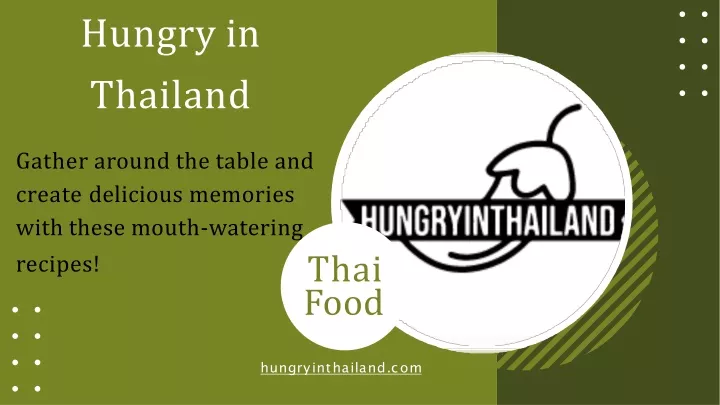 hungry in thailand