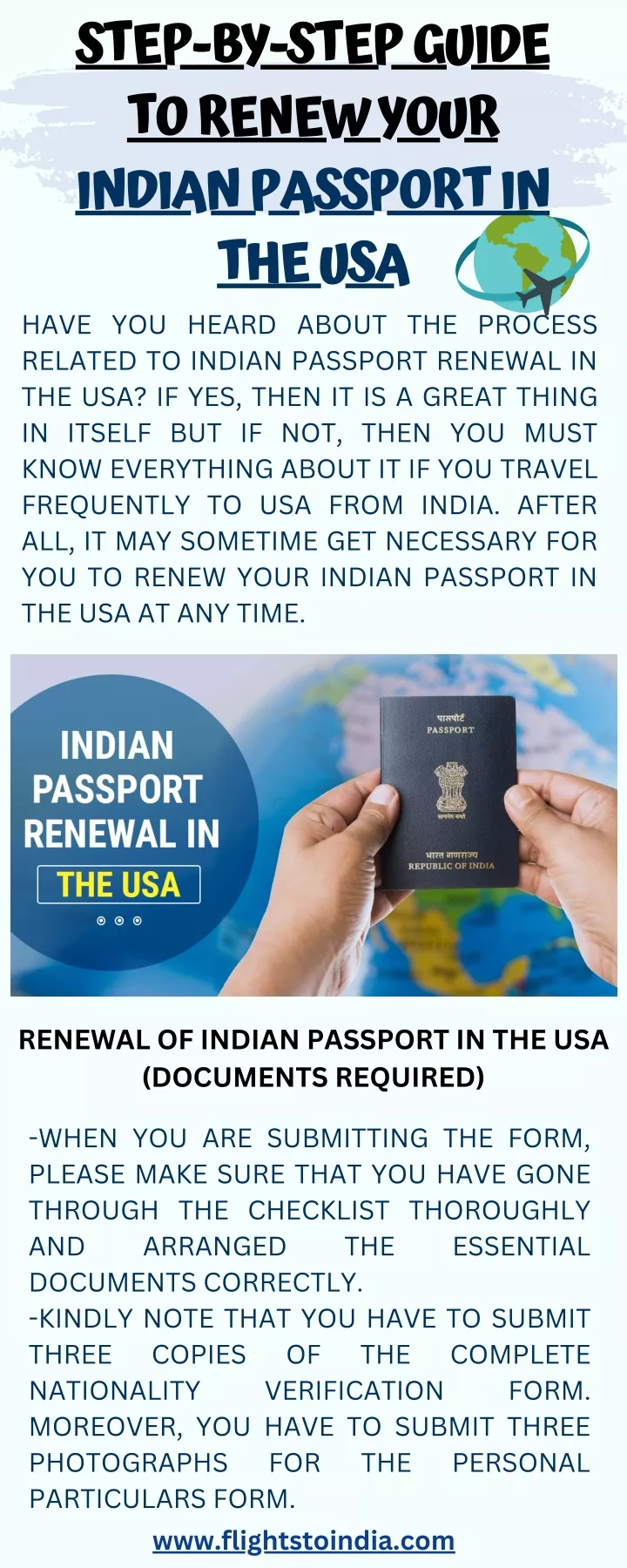 step by step guide to renew your indian passport