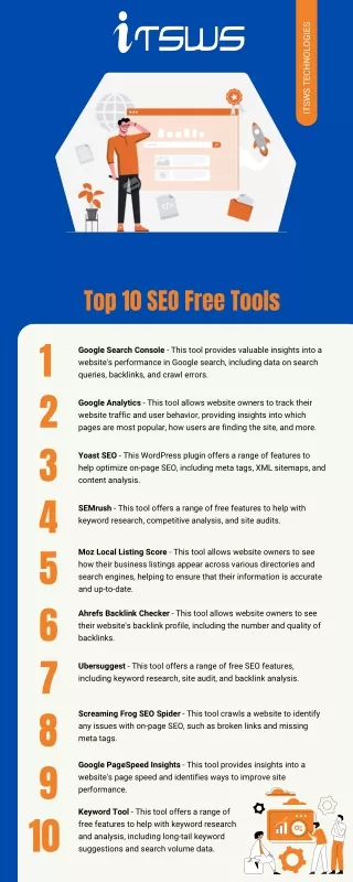 Top 10 SEO Free Tools - ITSWS Technologies