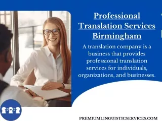 certified translation birmingham