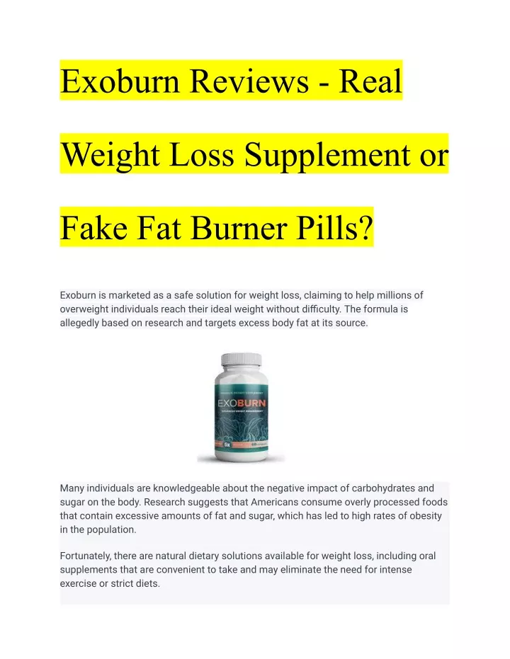 exoburn reviews real