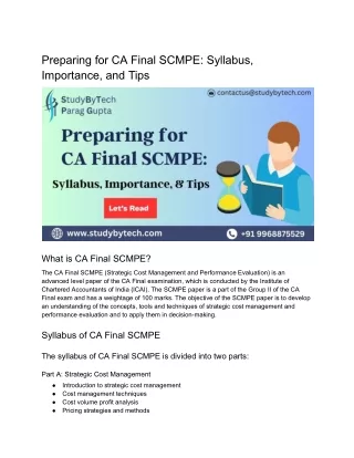 Preparing for CA Final SCMPE_ Syllabus, Importance, and Tips (1)
