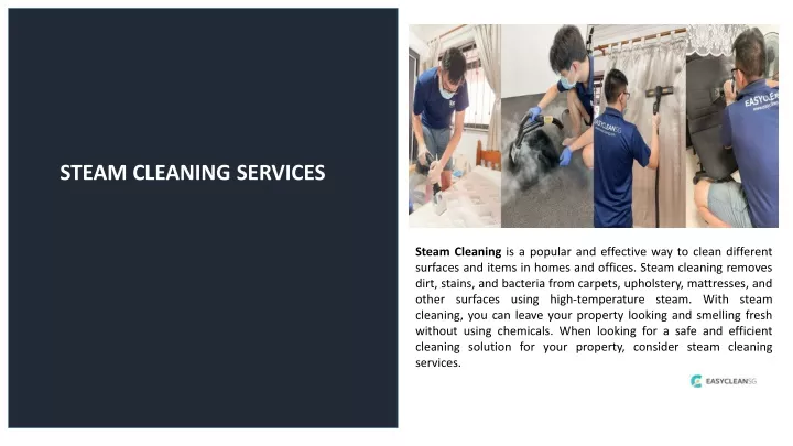 steam cleaning services