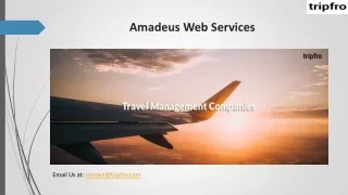 amadeus web services