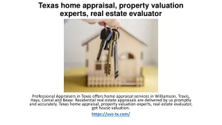 Professional Appraisers in Texas | Real Estate Appraisals