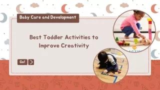 Best Toddler Activities to Improve Creativity