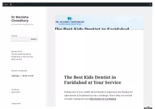 The Best Kids Dentist in Faridabad at Your Service