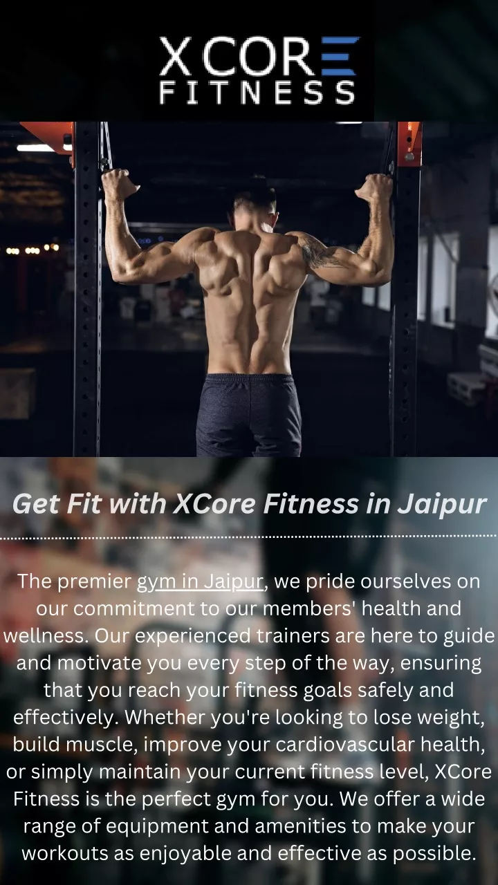 get fit with xcore fitness in jaipur