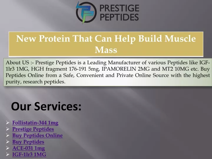 about us prestige peptides is a leading