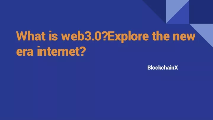 what is web3 0 explore the new era internet