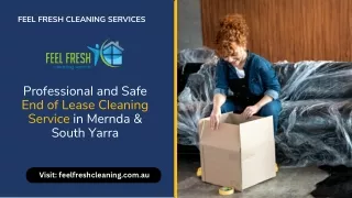 Get Professional and Safe End of Lease Cleaning Service in Mernda & South Yarra